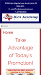 Mobile Screenshot of kidsacademytx.com